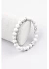 Havlit Doğal Taş Bileklik 8 mm Küre Kesim, Gemstone Bracelet