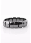 Hematit Doğal Taş Bileklik 12 x 19 mm Özel Kesim, Gemstone Bracelet