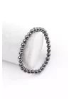 Hematit Doğal Taş Bileklik 6 mm Küre Kesim, Gemstone Bracelet