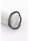 Kanbaba Jasper Doğal Taş Bileklik 6 mm Küre Kesim, Gemstone Bracelet