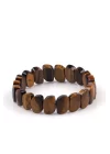 Kaplan Gözü Doğal Taş Bileklik 10 x 15 mm Özel Kesim, Gemstone Bracelet