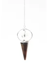 Kaplan Gözü - Kristal Kuvars Doğal Taş Markaba Model Pandül Sarkaç, Gemstone Pendulum