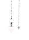 Kristal Kuvars Doğal Taş Pandül Sarkaç, Gemstone Pendulum