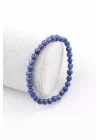 Lapis Lazuli Doğal Taş Bileklik 6 mm Fasetli Küre Kesim, Gemstone Bracelet