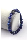 Lapis Lazuli Doğal Taş Bileklik 8 mm Küre Kesim, Gemstone Bracelet