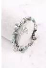 Larimar Doğal Taş Kırıktaş Bileklik