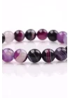 Madagaskar Akik Doğal Taş Bileklik 8 mm Küre Kesim, Gemstone Bracelet