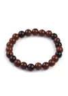 Mahogany Obsidyen Doğal Taş Bileklik 8 mm Küre Kesim, Gemstone Bracelet