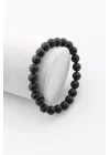 Mat Oniks Doğal Taş Bileklik 8 mm Küre Kesim, Gemstone Bracelet