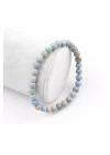 Mavi Varisit Doğal Taş Bileklik 6 mm Küre Kesim, Gemstone Bracelet