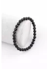 Oniks Doğal Taş Bileklik 6 mm Fasetli Küre Kesim, Gemstone Bracelet