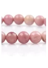 Pembe Jasper Doğal Taş Bileklik 6 mm Küre Kesim, Gemstone Bracelet