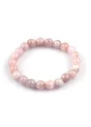 Pembe Kuvars Doğal Taş Bileklik 8 mm Küre Kesim, Gemstone Bracelet