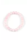 Pembe Kuvars Doğal Taş Bileklik 8 mm Küre Kesim, Gemstone Bracelet