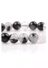 Rutil Kuvars Doğal Taş Bileklik 8 mm Küre Kesim, Gemstone Bracelet