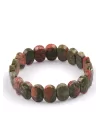 Unakit Doğal Taş Bileklik 10 x 14 mm Özel Kesim, Gemstone Bracelet