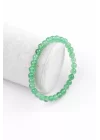 Yeşil Akik Doğal Taş Bileklik 6 mm Küre Kesim, Gemstone Bracelet