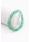 Yeşil Akik Doğal Taş Bileklik 8 mm Küre Kesim, Gemstone Bracelet