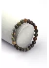 Yeşil Opal Doğal Taş Bileklik 8 mm Küre Kesim, Gemstone Bracelet