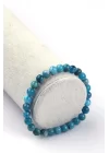 Apatit Doğal Taş Bileklik 6mm Küre Kesim, Gemstone Bracelet