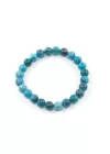 Apatit Doğal Taş Bileklik 8 mm Küre Kesim, Gemstone Bracelet