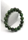 Diopsite Doğal Taş 12 mm Küre Kesim Bileklik, Gemstone Bracelet