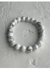 Havlit Doğal Taş Bileklik 8 mm Küre Kesim, Gemstone Bracelet