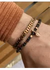 Hematit Erkek Bileklik - Modern - Doğaltaş Bileklik
