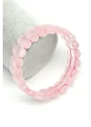 Pembe Kuvars Doğal Taş Bileklik 9 x 14 mm Özel Kesim