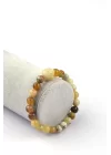 Sarı Opal Doğal Taş Bileklik 8mm Küre Kesim, Gemstone Bracelet