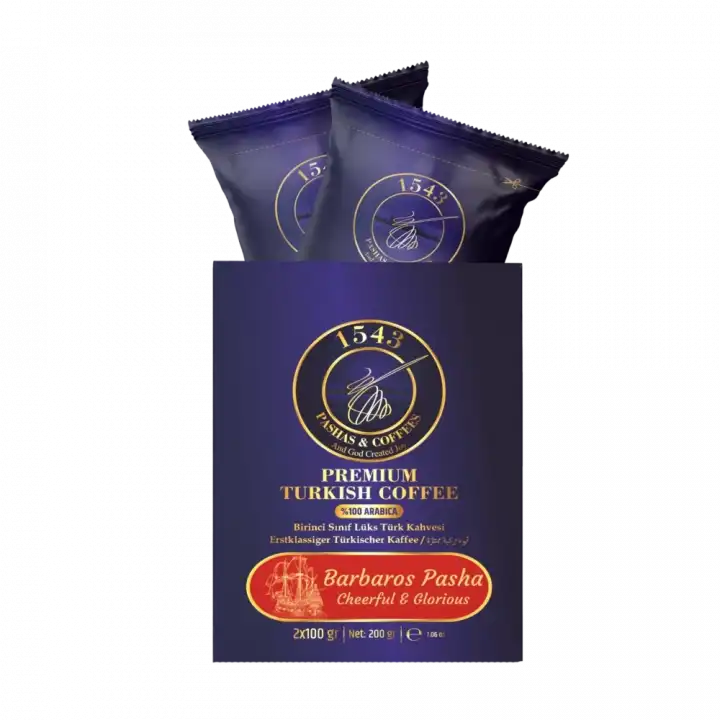 Barbaros Pasha Premıum Türk Kahvesi 2*100GR