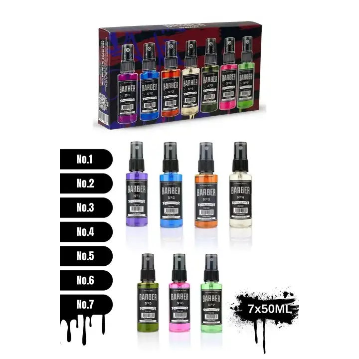 Marmara Barber 7li Mix Set EDC Sprey Kolonya 50 ML