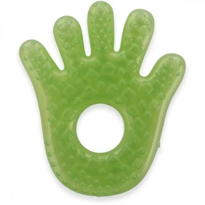 Bright Starts El Şeklinde Sulu Dişlik - Yeşil