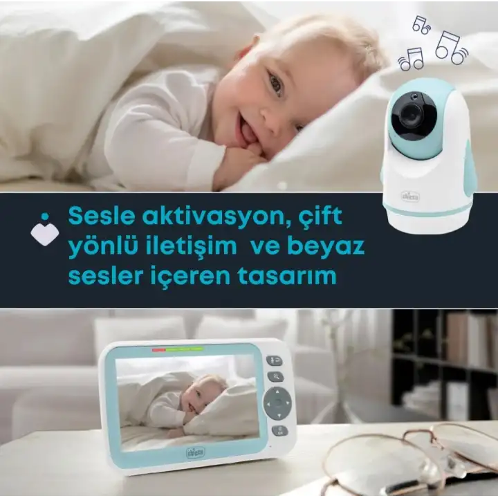 Chicco Evolution Kameralı Akıllı Bebek Telsizi