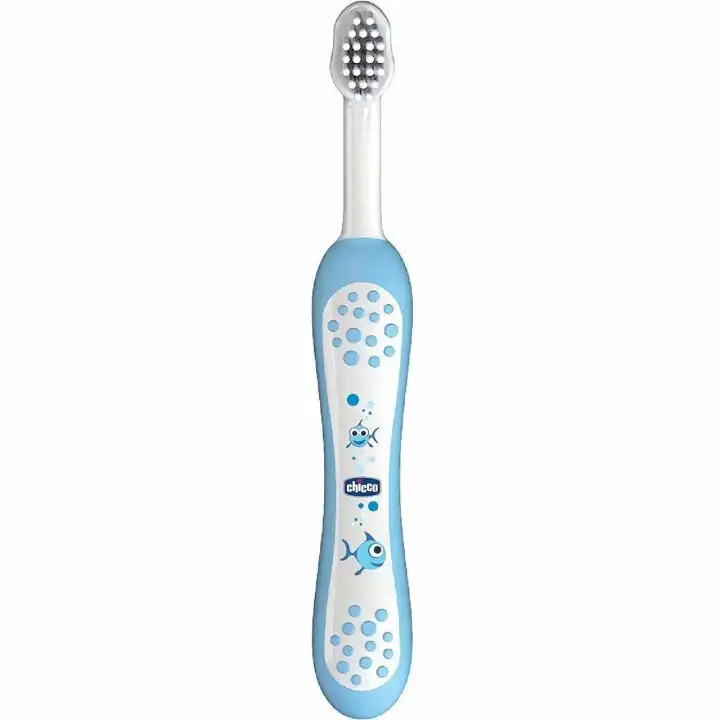 Chicco İlk Süt Dişi Fırçası Mavi 6-36 Ay