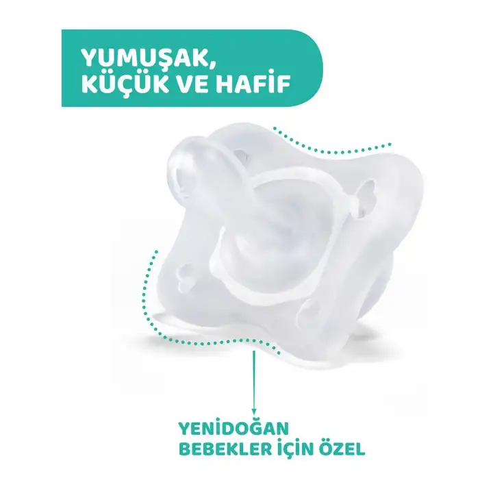 Chicco PhysioForma Mini Soft 2li Emzik 0-2 Ay Kız