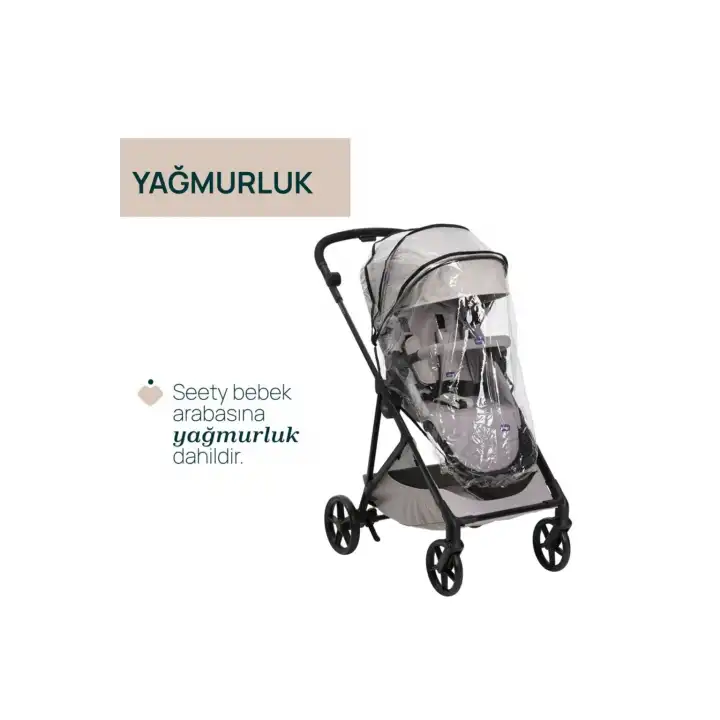 Chicco Seety Çift Yönlü Bebek Arabası - Florence Beige