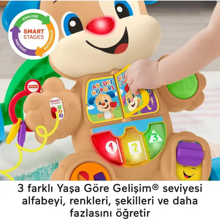 Fisher Price Eğitici Köpekçik Yürüteç Türkçe FTG10