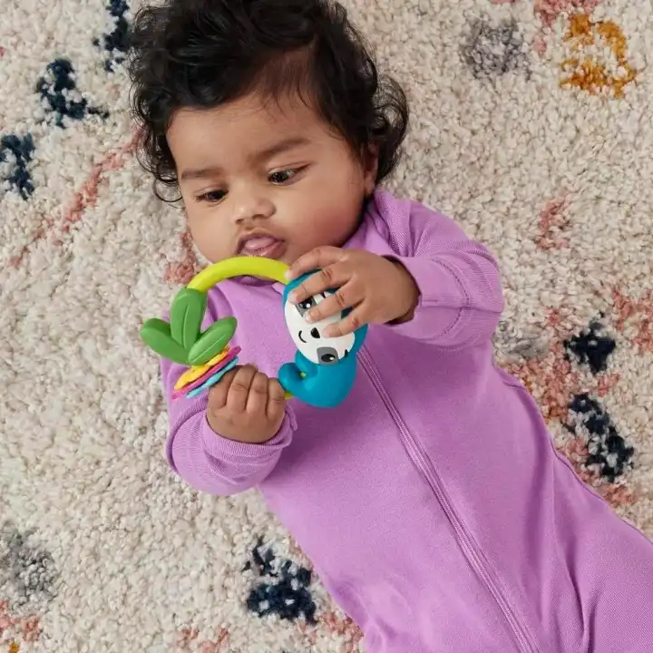 Fisher Price Eğlenceli Dostlar Çıngıraklı Dişlik - Makaralı Tembel Hayvan HJW11-HKD70