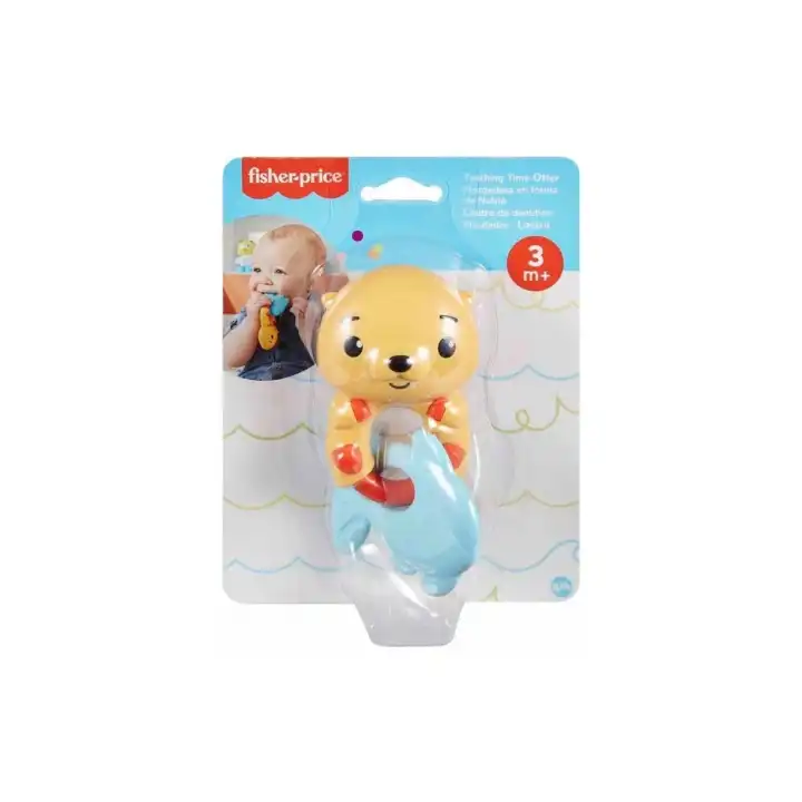 Fisher Price Eğlenceli Dostlar Çıngıraklı Dişlik - Su Samuru HJW11-HKD69