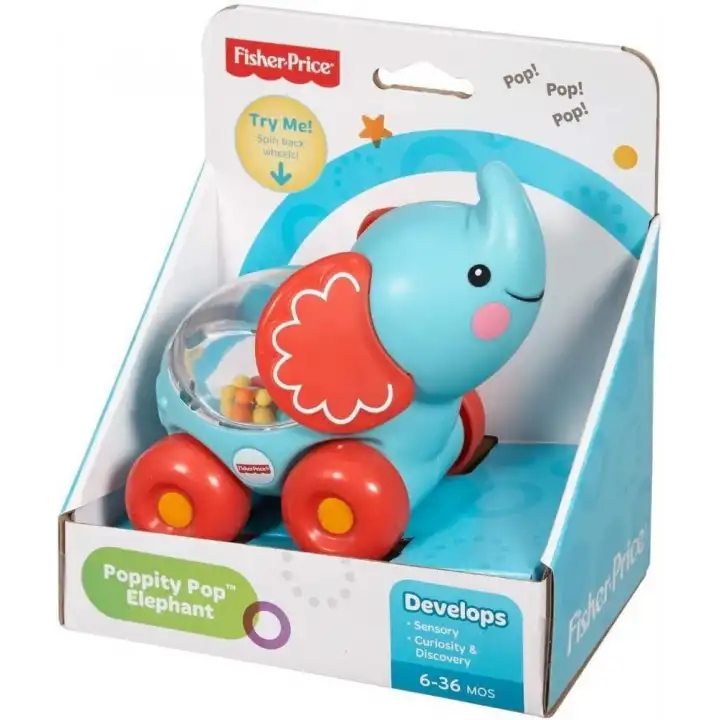 Fisher Price Poppity Araçlar - Mavi Fil CMV98
