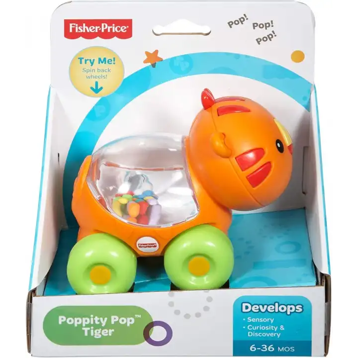 Fisher Price Poppity Araçlar -Turuncu Aslan CMV97