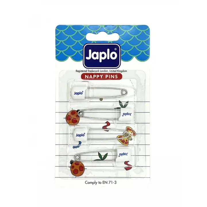 Japlo Emniyetli Çengelli İğne 4lü - Beyaz