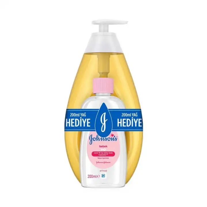 Johnsons Baby Gold Şampuan 750 ml + Bebek Yağı 200 ml
