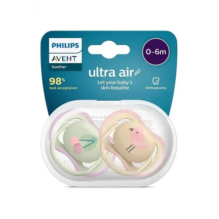 Philips Avent Ultra Air Emzik 0-6 Ay 2li Kız SCF085/59