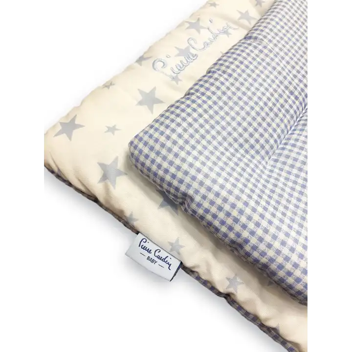 Pierre Cardin Lüks Nakışlı Alt Açma Minderi - Mavi