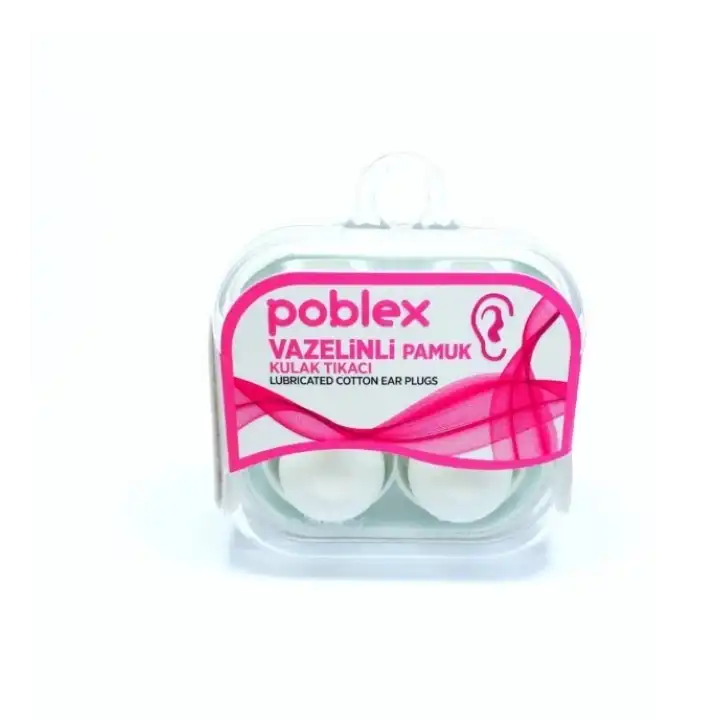 Poblex Antialerjik Silikon 2li Kulak Tıkacı