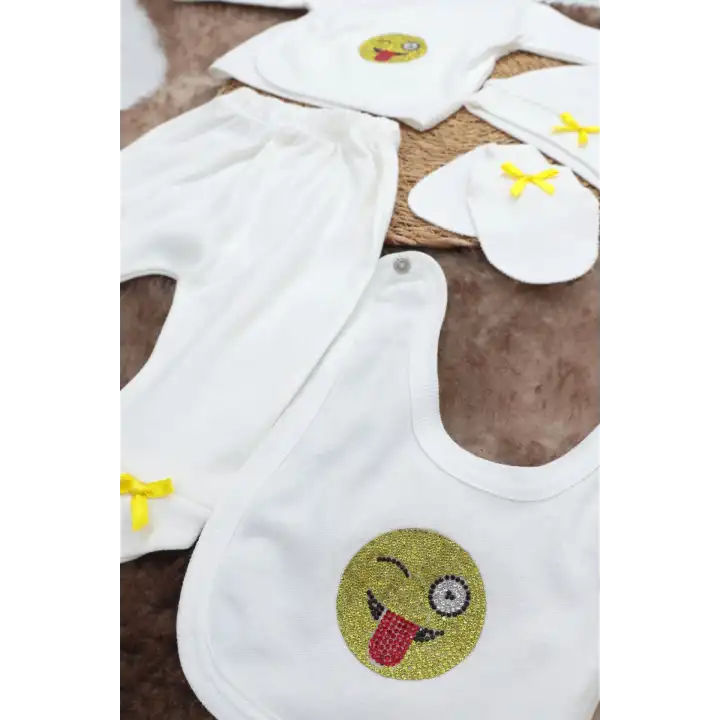 Sema Baby 5 Parça Hastane Çıkışı Zıbın Seti 0-3 Ay