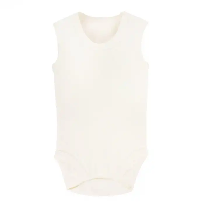 Sema Baby Jakarlı Askılı Badi (Body) - Beyaz 12-18 Ay