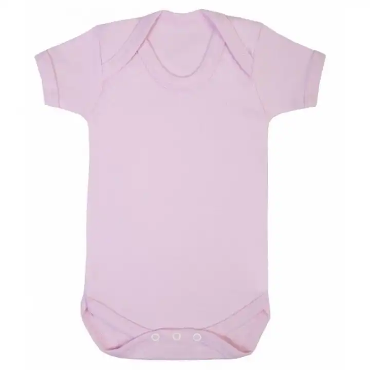 Sema Baby Prematüre Yarım Kol Penye Çıtçıtlı Badi - Pembe